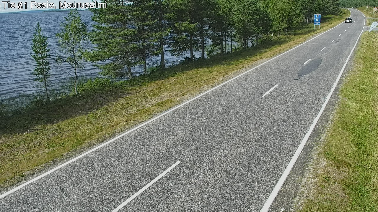 Weather Camera Image Väg 81 Posio, Mourusalmi, Posio, Lappi
