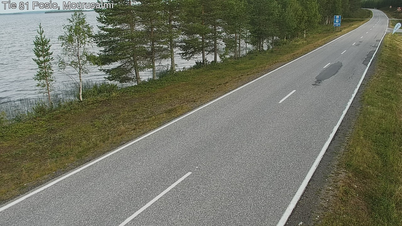 Kelikamerat Kuva Tie 81 Posio, Mourusalmi, Posio, Lappi