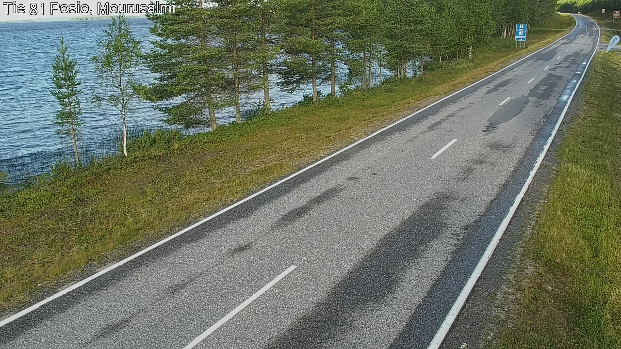 Kelikamerat Kuva Tie 81 Posio, Mourusalmi, Posio, Lappi