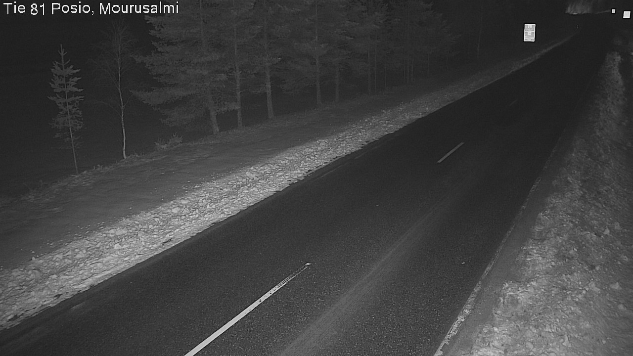 Kelikamerat Kuva Tie 81 Posio, Mourusalmi, Posio, Lappi