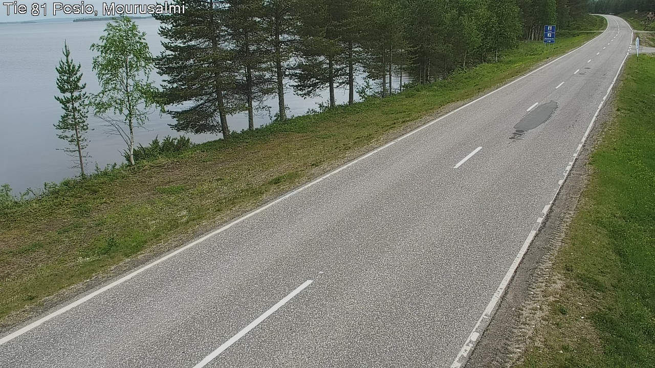 Kelikamerat Kuva Tie 81 Posio, Mourusalmi, Posio, Lappi