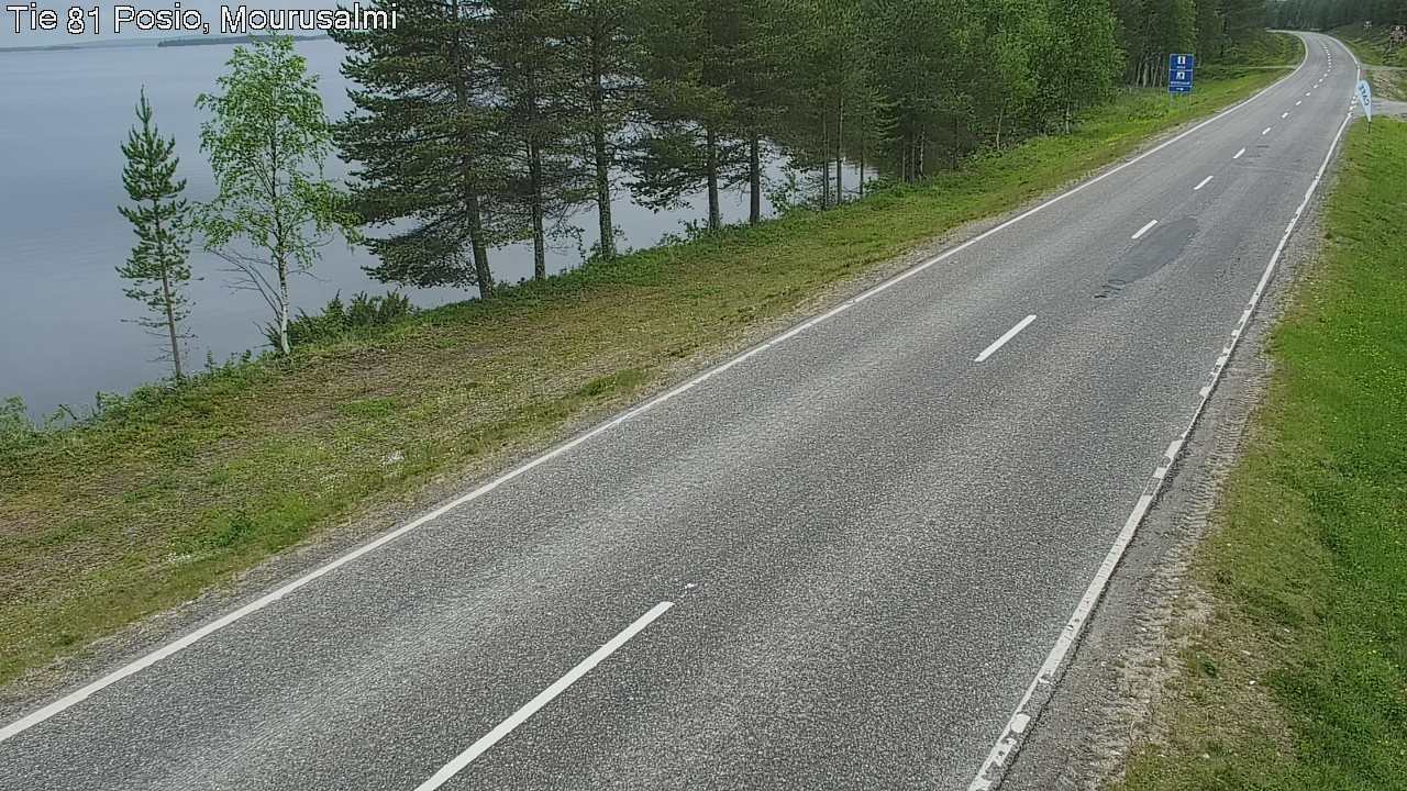 Kelikamerat Kuva Tie 81 Posio, Mourusalmi, Posio, Lappi