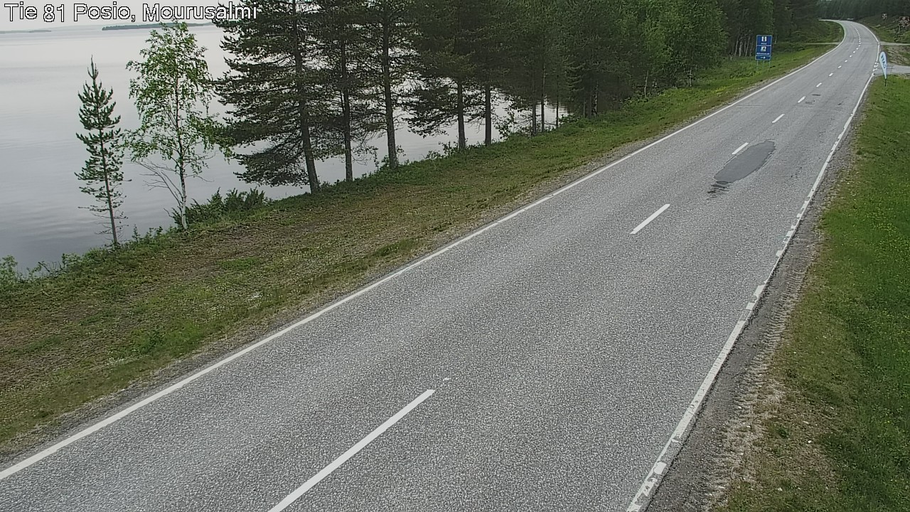 Kelikamerat Kuva Tie 81 Posio, Mourusalmi, Posio, Lappi