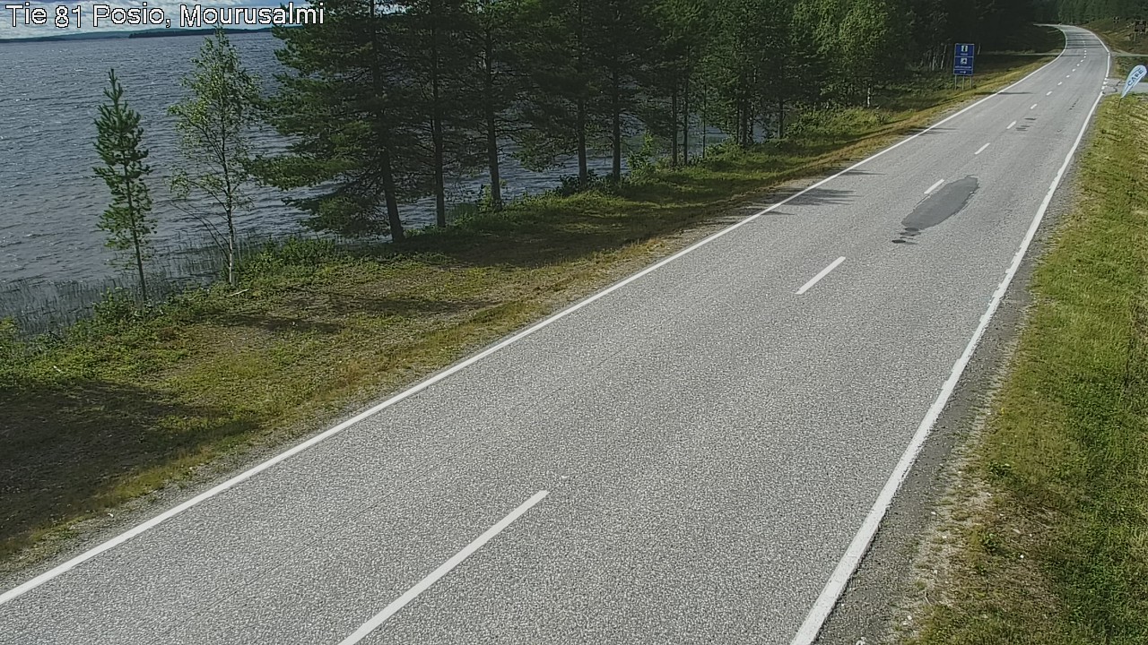 Kelikamerat Kuva Tie 81 Posio, Mourusalmi, Posio, Lappi
