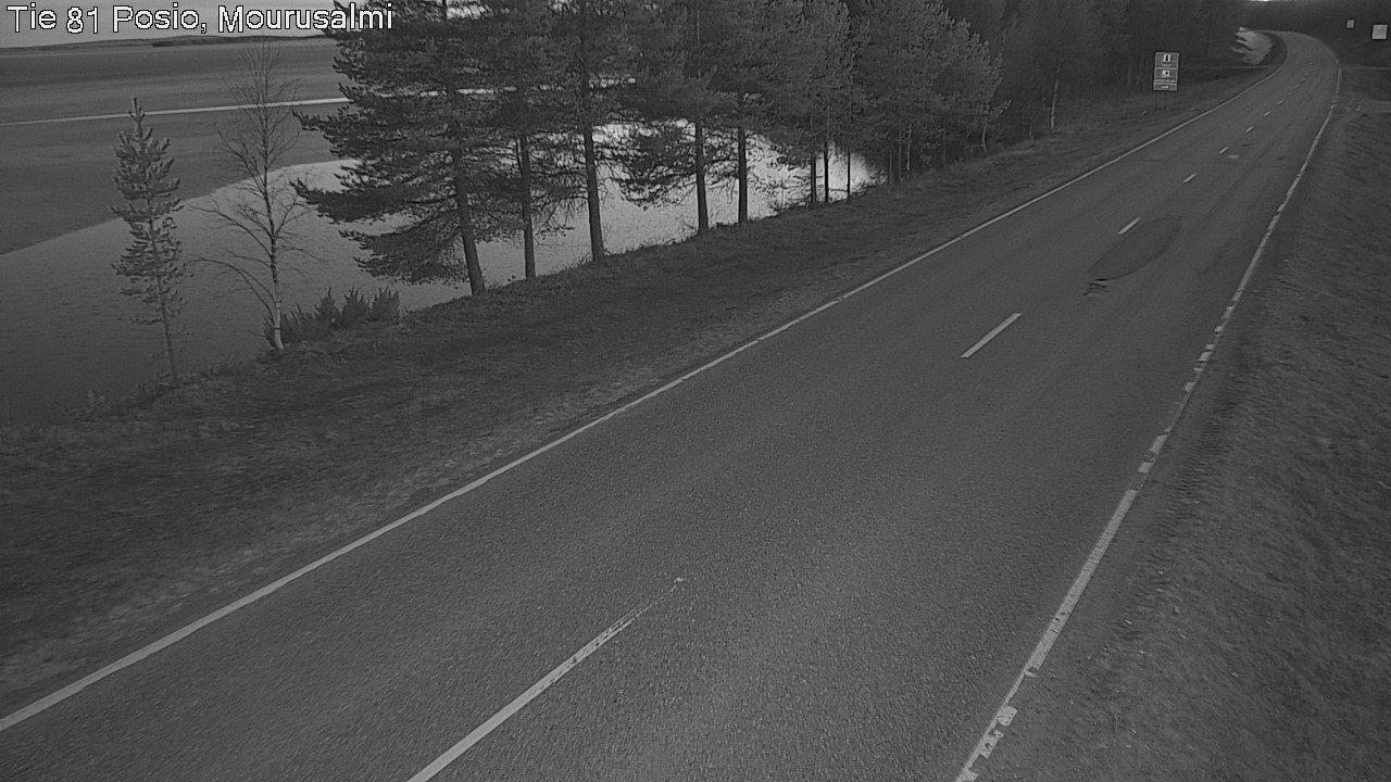 Weather Camera Image Väg 81 Posio, Mourusalmi, Posio, Lappi