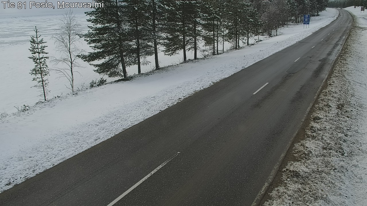 Kelikamerat Kuva Tie 81 Posio, Mourusalmi, Posio, Lappi