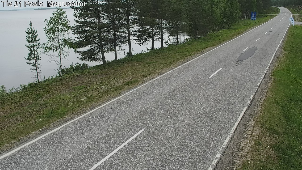 Kelikamerat Kuva Tie 81 Posio, Mourusalmi, Posio, Lappi