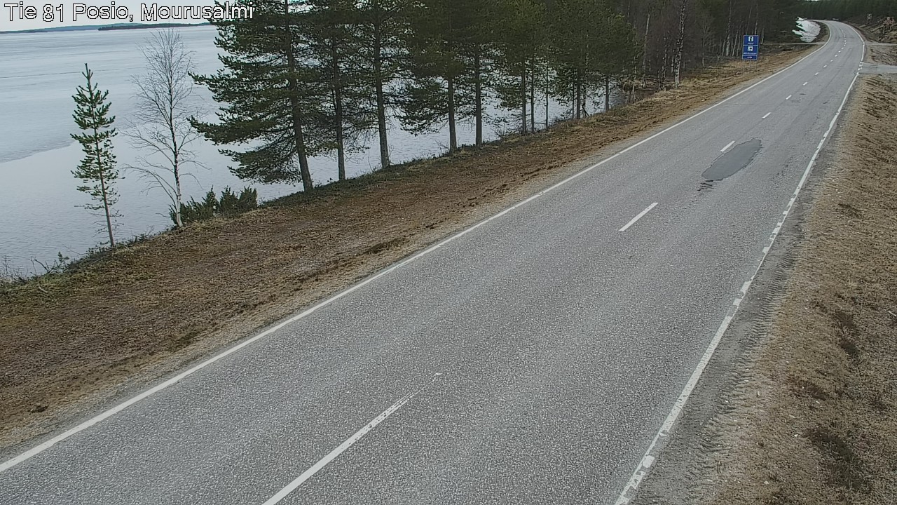 Weather Camera Image Väg 81 Posio, Mourusalmi, Posio, Lappi