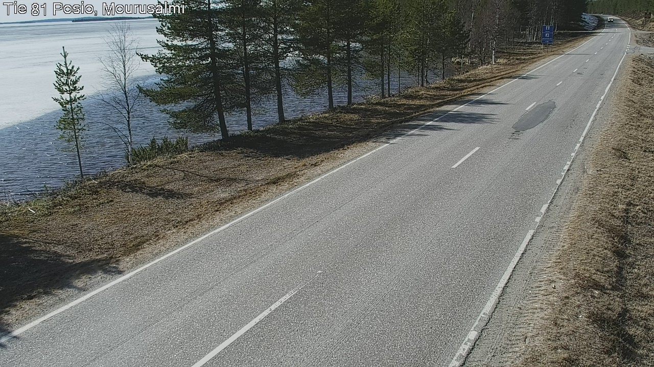 Weather Camera Image Väg 81 Posio, Mourusalmi, Posio, Lappi