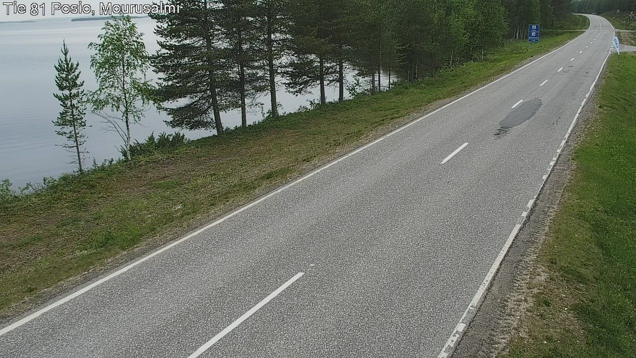 Kelikamerat Kuva Tie 81 Posio, Mourusalmi, Posio, Lappi