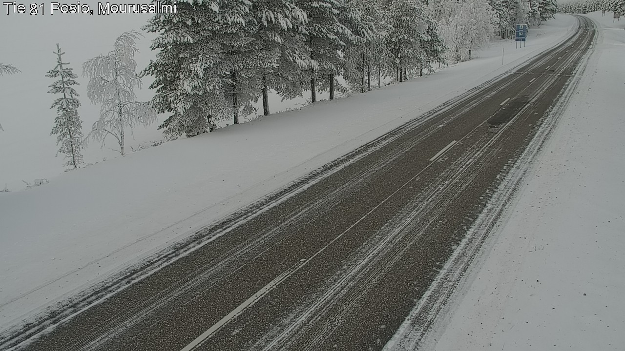 Kelikamerat Kuva Tie 81 Posio, Mourusalmi, Posio, Lappi