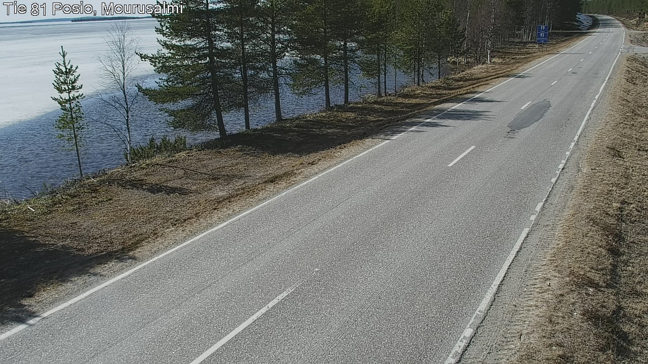 Weather Camera Image Väg 81 Posio, Mourusalmi, Posio, Lappi