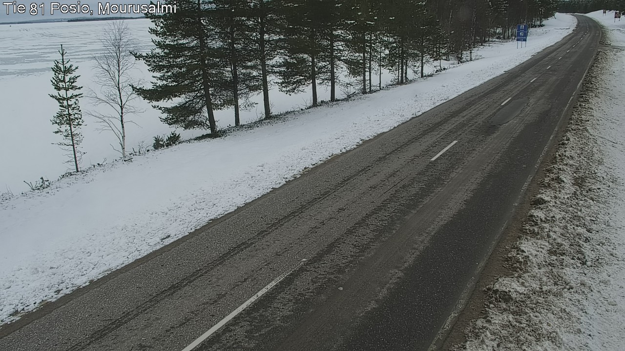 Weather Camera Image Road 81 Posio, Mourusalmi, Posio, Lappi