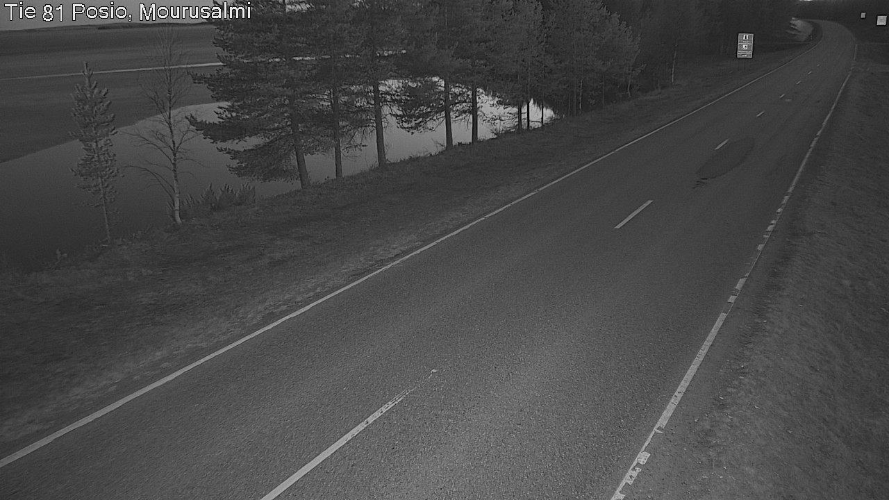 Weather Camera Image Väg 81 Posio, Mourusalmi, Posio, Lappi