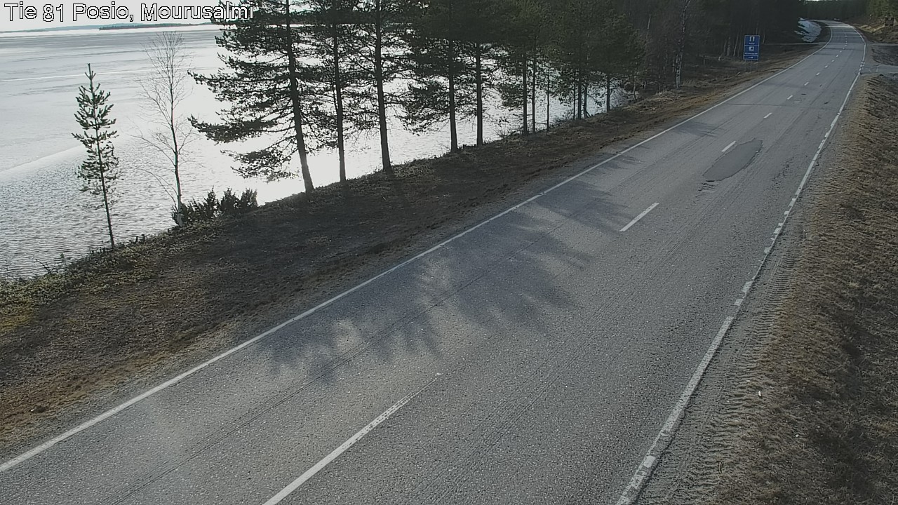 Weather Camera Image Väg 81 Posio, Mourusalmi, Posio, Lappi