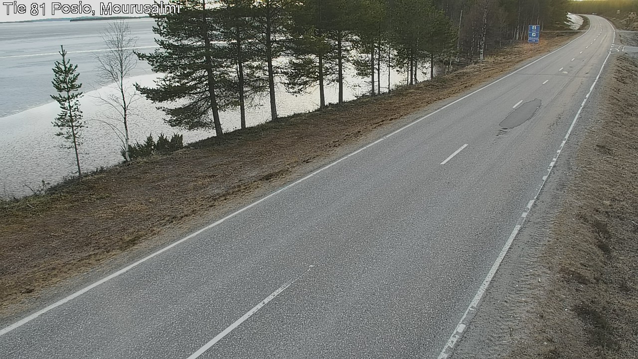 Weather Camera Image Väg 81 Posio, Mourusalmi, Posio, Lappi
