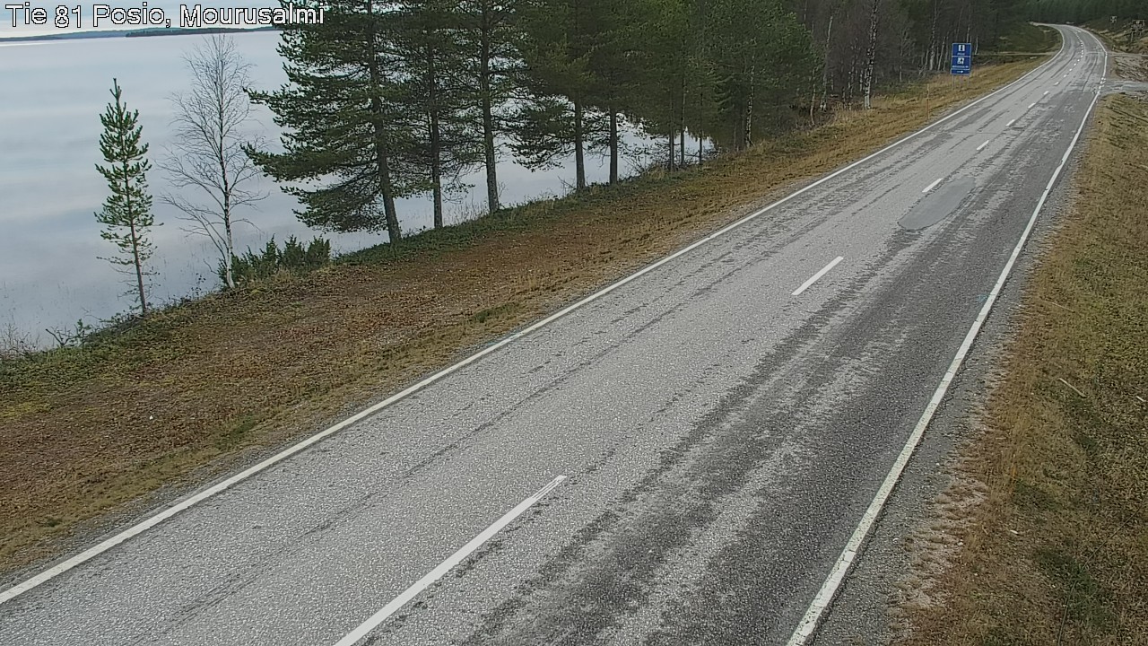 Kelikamerat Kuva Tie 81 Posio, Mourusalmi, Posio, Lappi