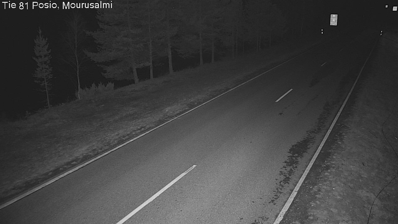 Kelikamerat Kuva Tie 81 Posio, Mourusalmi, Posio, Lappi