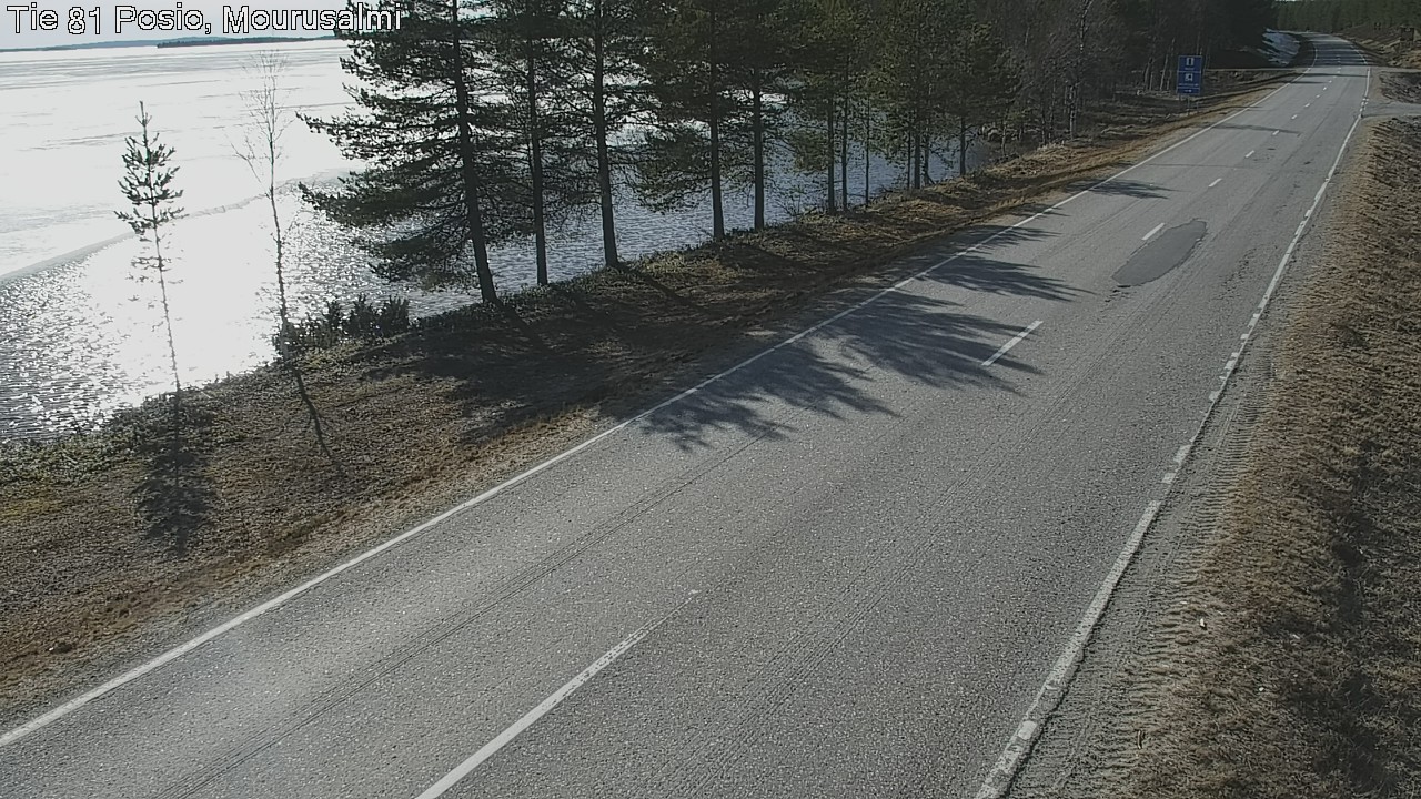 Weather Camera Image Väg 81 Posio, Mourusalmi, Posio, Lappi