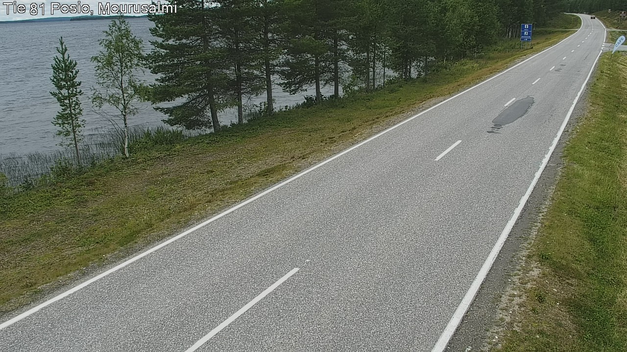 Kelikamerat Kuva Tie 81 Posio, Mourusalmi, Posio, Lappi