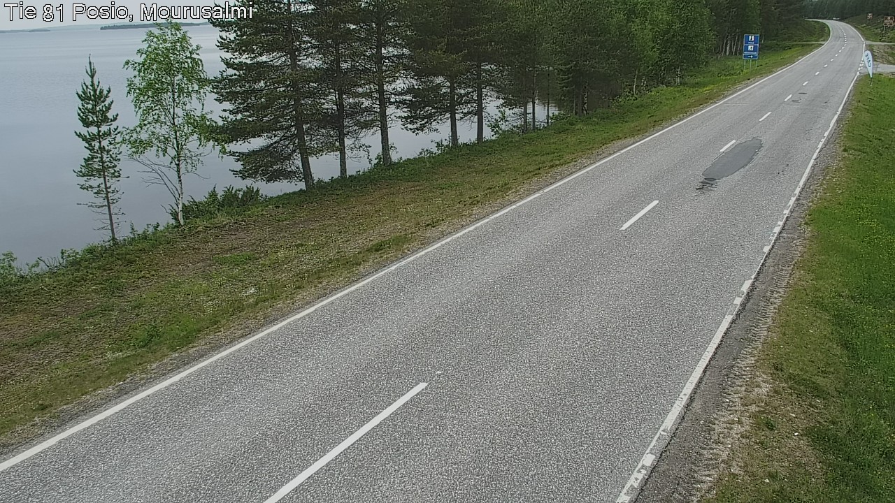 Kelikamerat Kuva Tie 81 Posio, Mourusalmi, Posio, Lappi