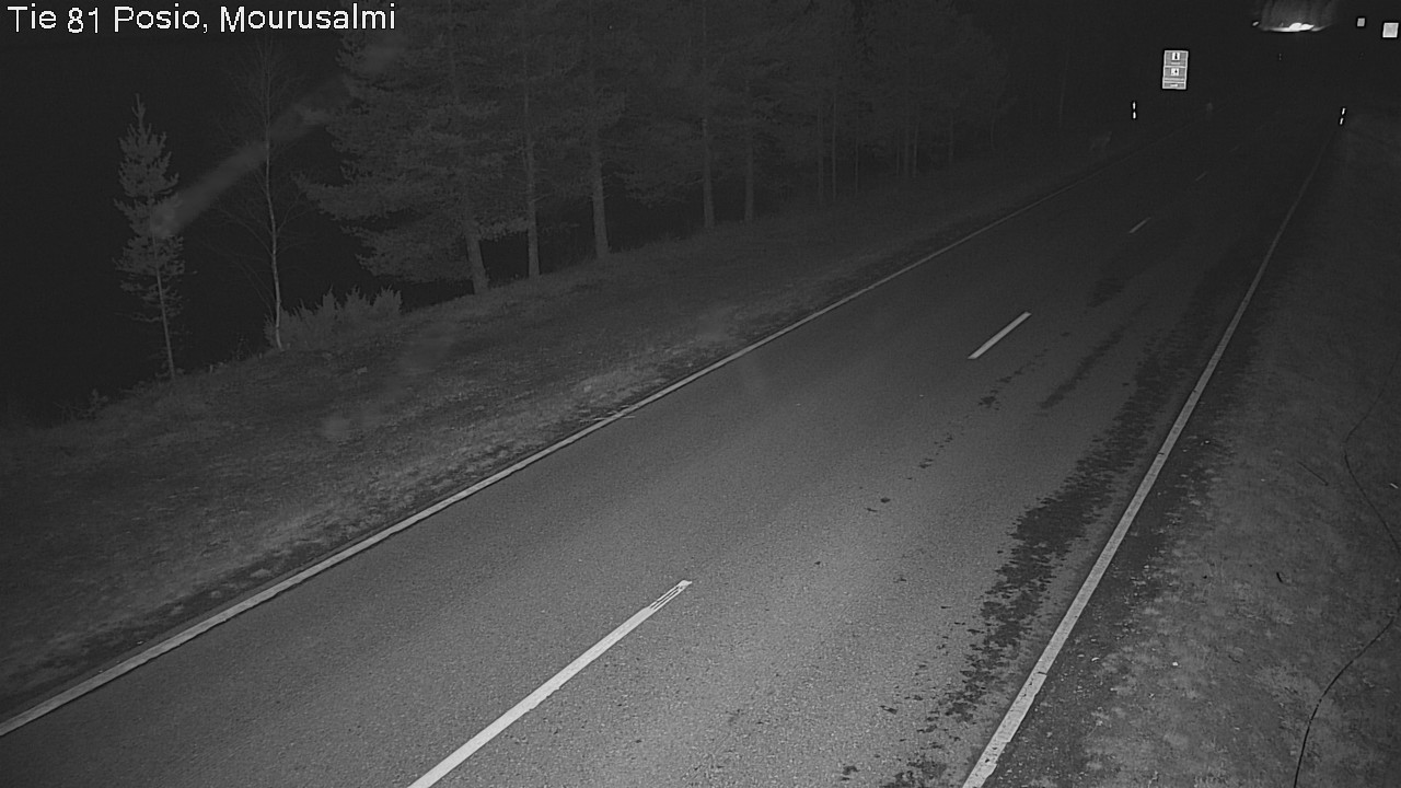 Kelikamerat Kuva Tie 81 Posio, Mourusalmi, Posio, Lappi