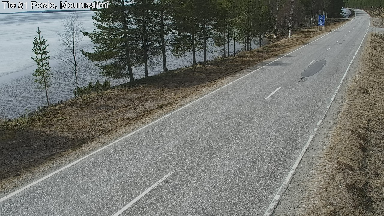 Weather Camera Image Väg 81 Posio, Mourusalmi, Posio, Lappi