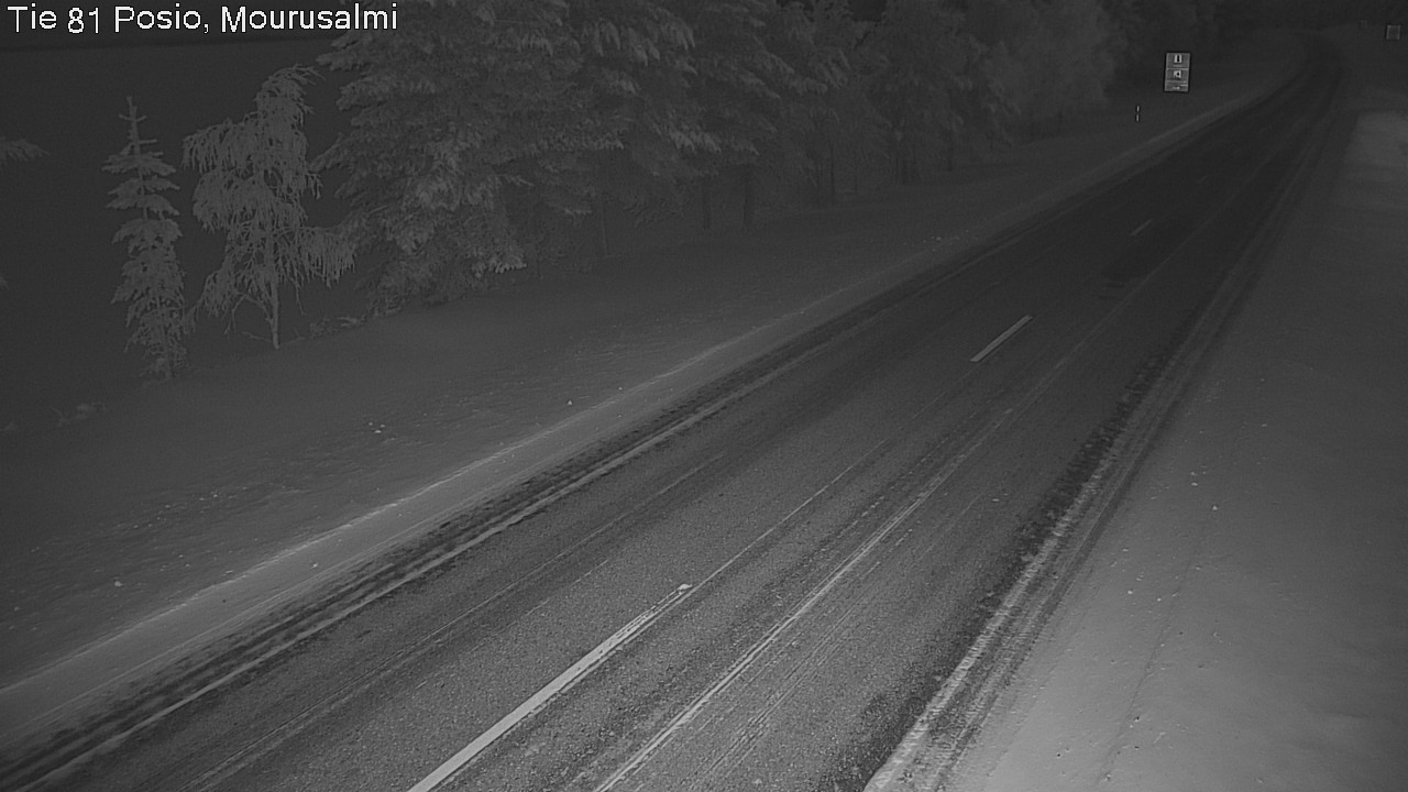 Kelikamerat Kuva Tie 81 Posio, Mourusalmi, Posio, Lappi