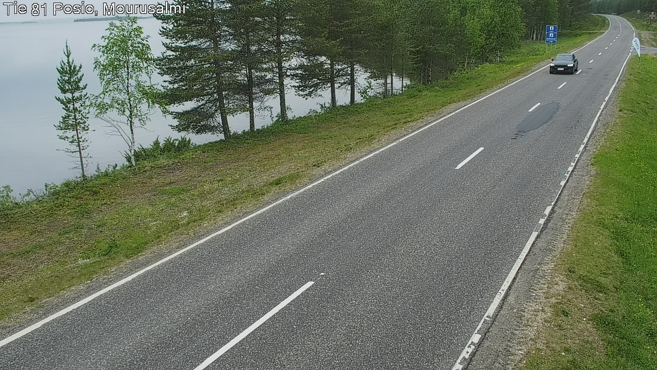 Kelikamerat Kuva Tie 81 Posio, Mourusalmi, Posio, Lappi