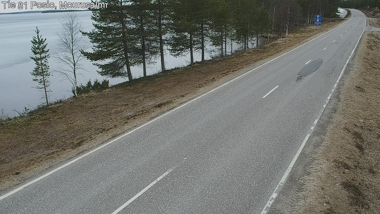 Weather Camera Image Väg 81 Posio, Mourusalmi, Posio, Lappi