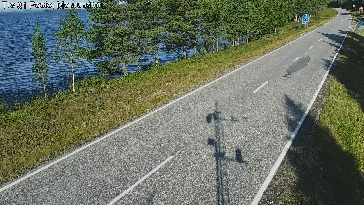 Weather Camera Image Väg 81 Posio, Mourusalmi, Posio, Lappi