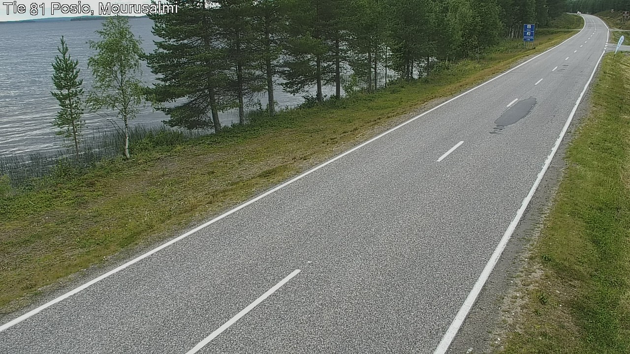 Kelikamerat Kuva Tie 81 Posio, Mourusalmi, Posio, Lappi