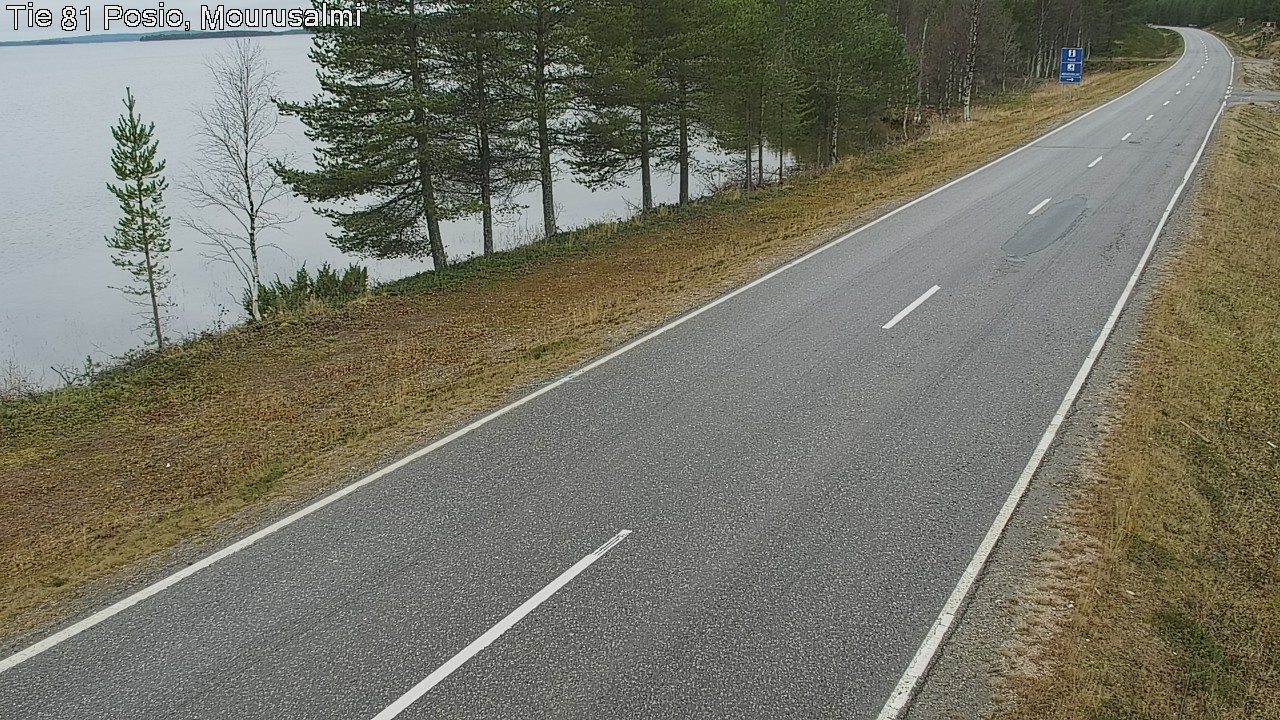 Kelikamerat Kuva Tie 81 Posio, Mourusalmi, Posio, Lappi