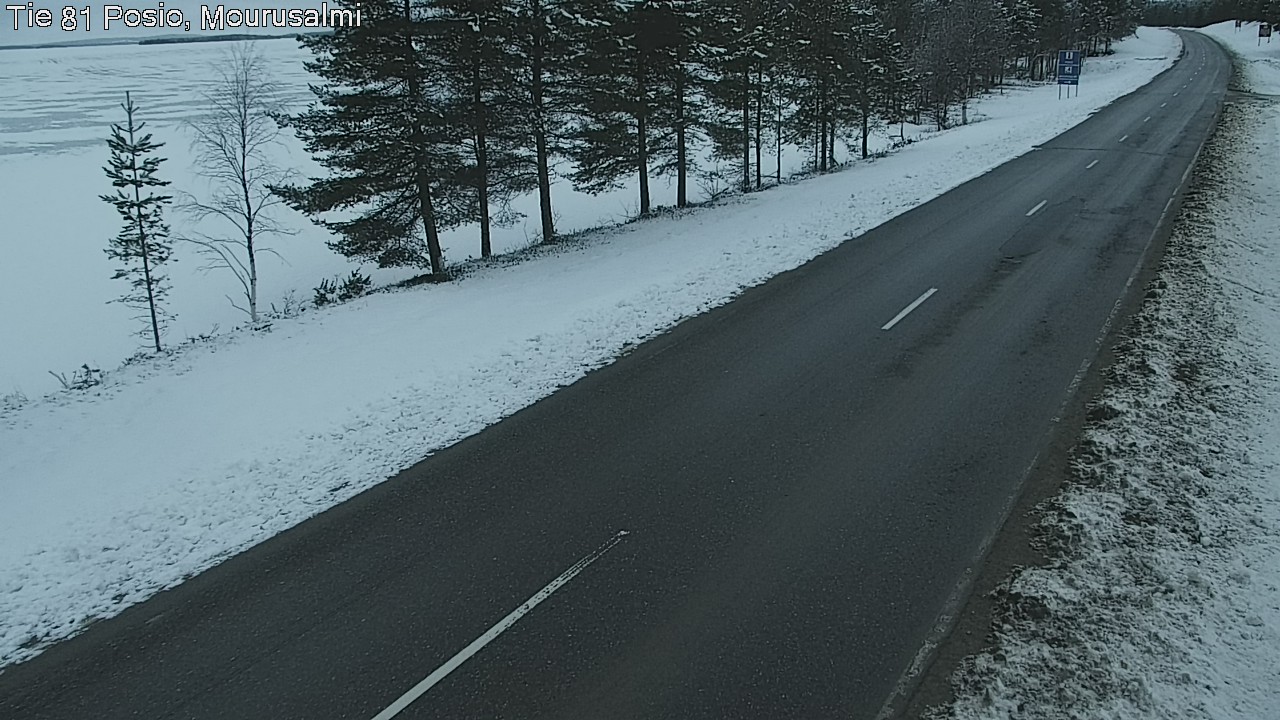 Kelikamerat Kuva Tie 81 Posio, Mourusalmi, Posio, Lappi