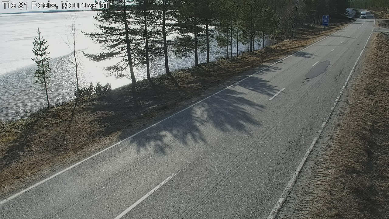 Weather Camera Image Väg 81 Posio, Mourusalmi, Posio, Lappi