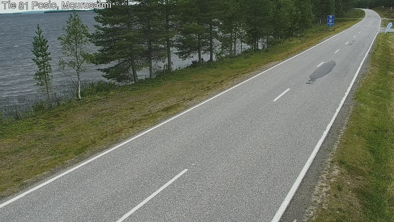 Kelikamerat Kuva Tie 81 Posio, Mourusalmi, Posio, Lappi
