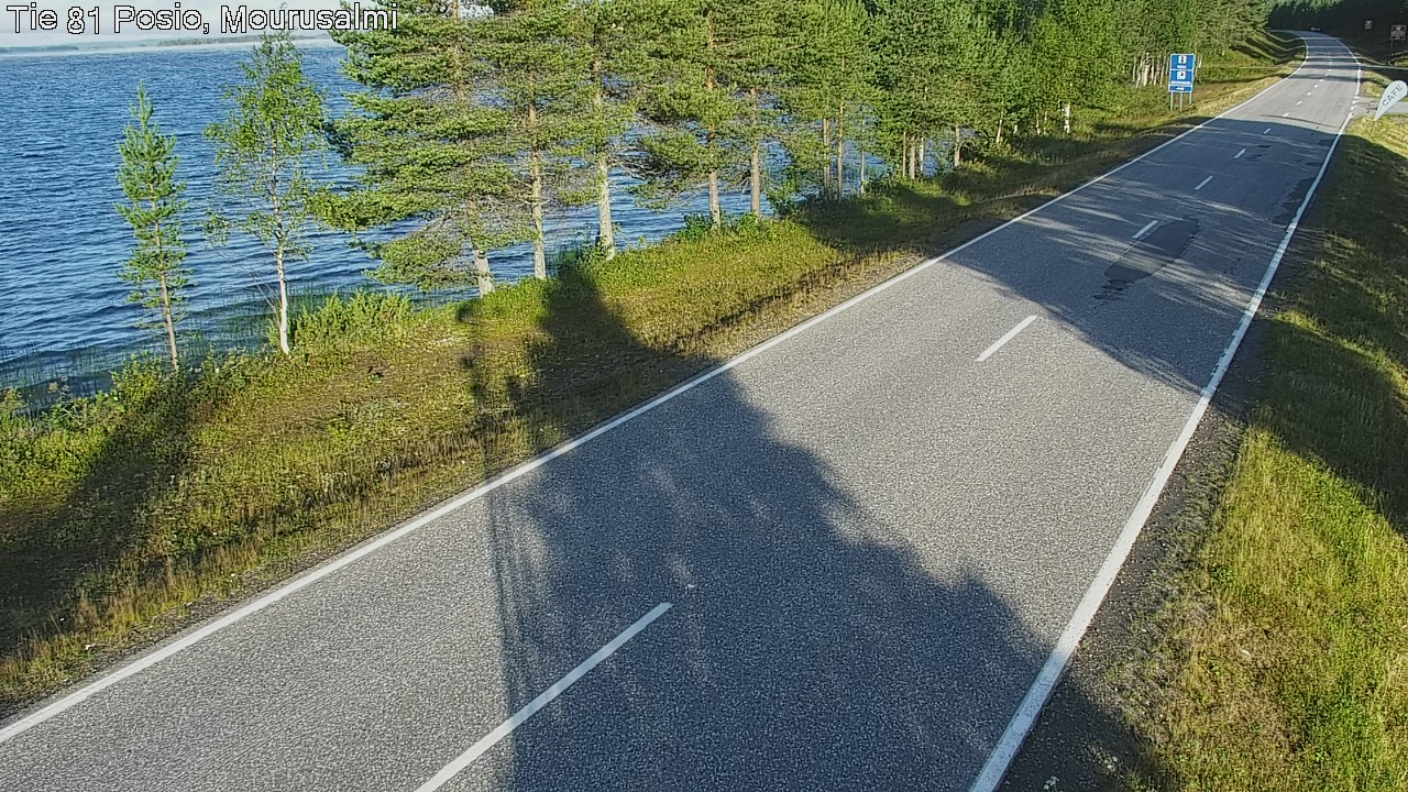 Weather Camera Image Väg 81 Posio, Mourusalmi, Posio, Lappi
