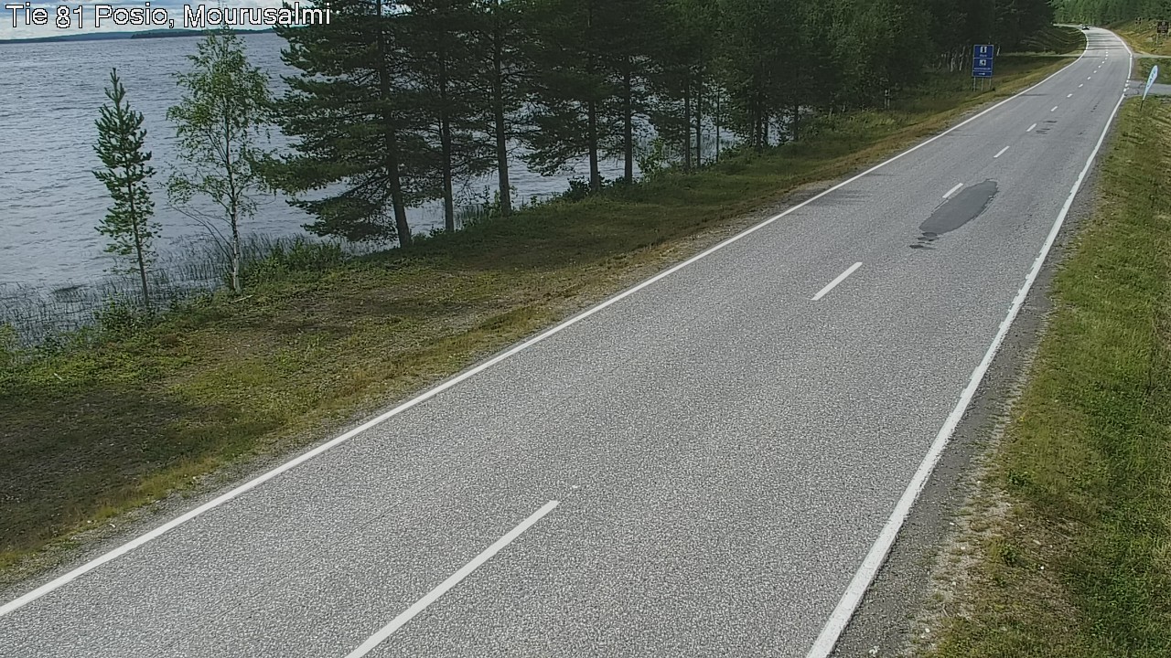 Kelikamerat Kuva Tie 81 Posio, Mourusalmi, Posio, Lappi