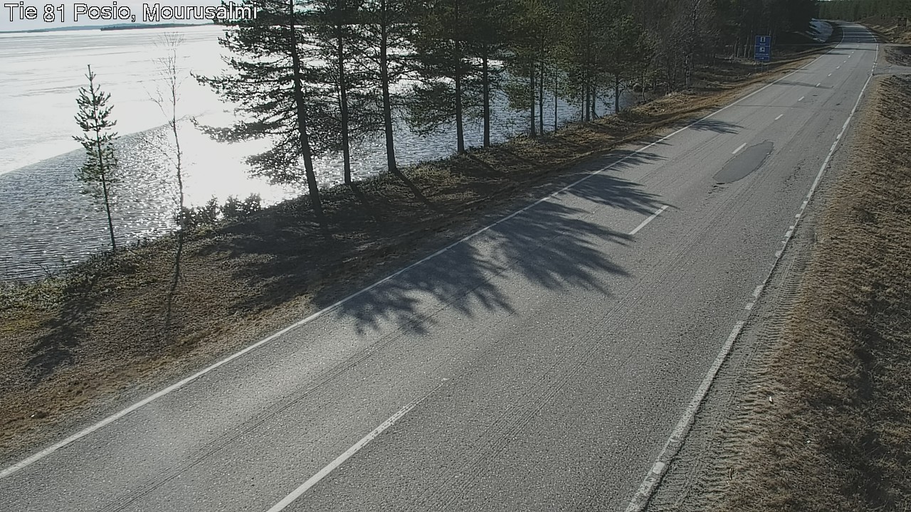 Weather Camera Image Väg 81 Posio, Mourusalmi, Posio, Lappi