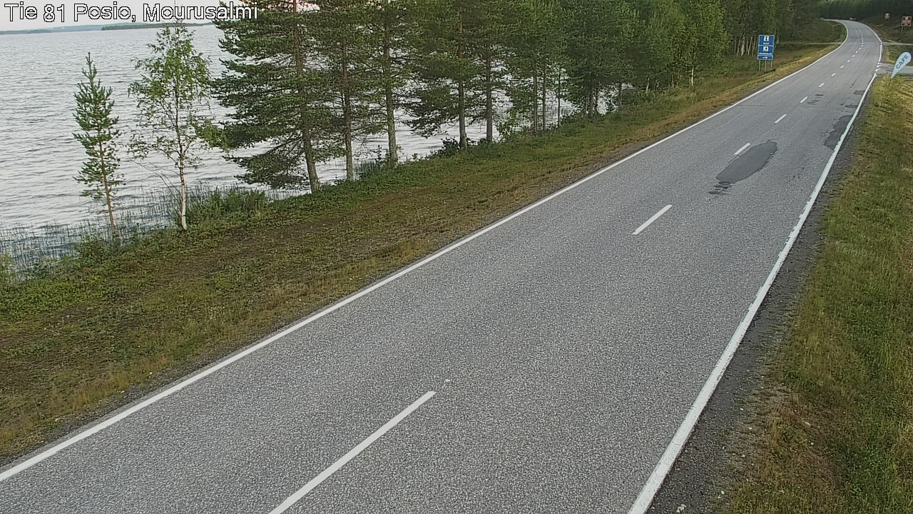 Kelikamerat Kuva Tie 81 Posio, Mourusalmi, Posio, Lappi