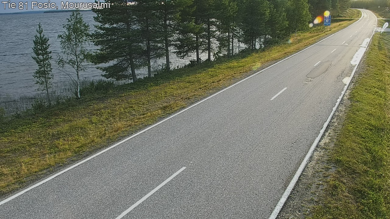 Kelikamerat Kuva Tie 81 Posio, Mourusalmi, Posio, Lappi