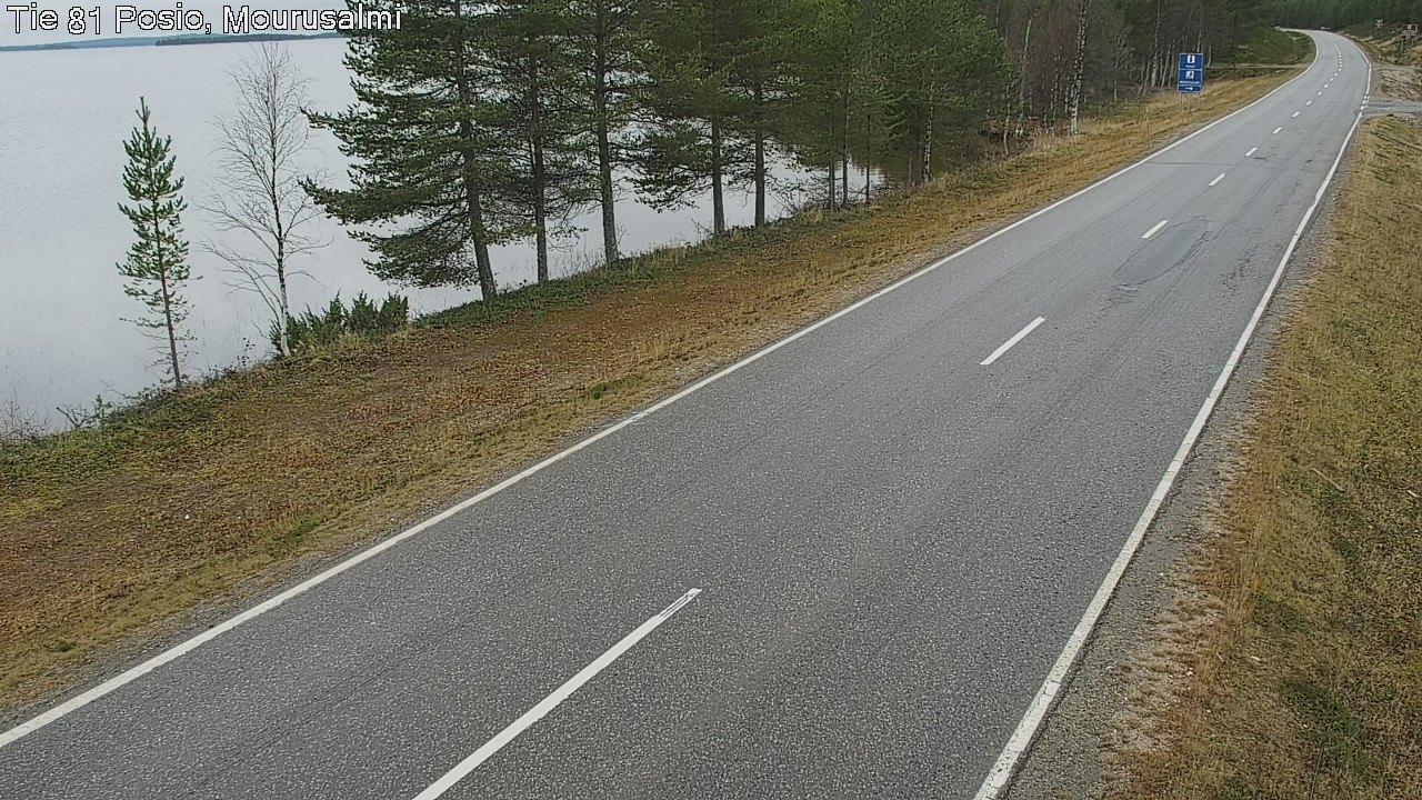 Kelikamerat Kuva Tie 81 Posio, Mourusalmi, Posio, Lappi