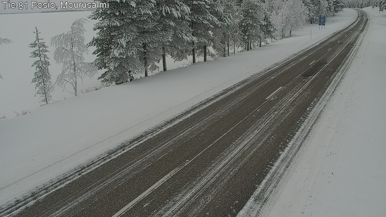Kelikamerat Kuva Tie 81 Posio, Mourusalmi, Posio, Lappi
