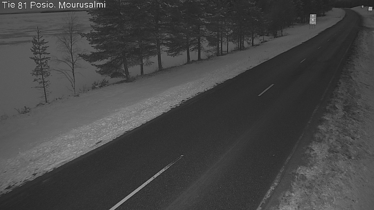 Kelikamerat Kuva Tie 81 Posio, Mourusalmi, Posio, Lappi