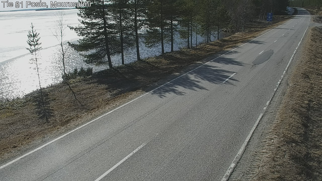 Weather Camera Image Väg 81 Posio, Mourusalmi, Posio, Lappi