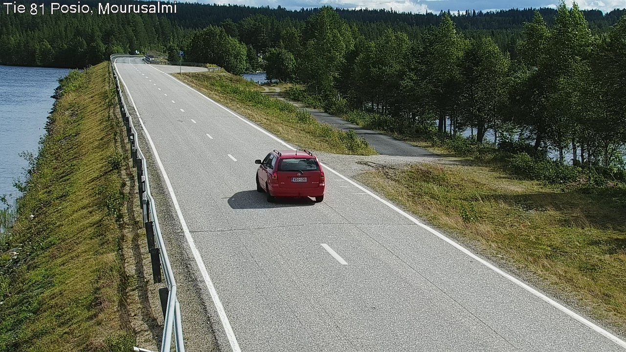 Weather Camera Image Väg 81 Posio, Mourusalmi, Posio, Lappi