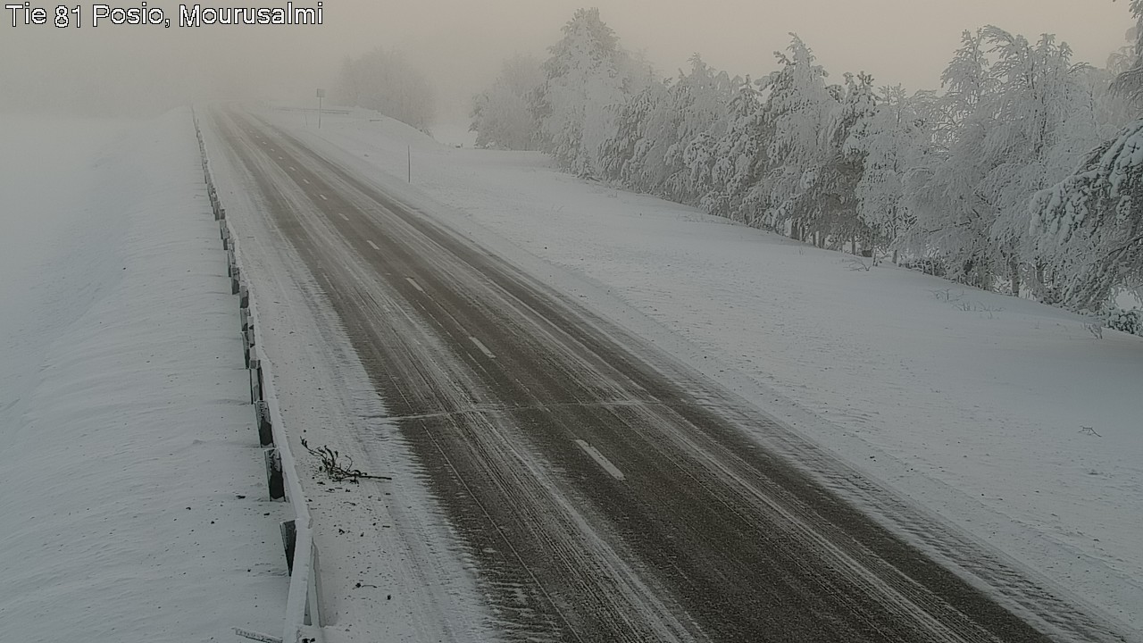 Weather Camera Image Road 81 Posio, Mourusalmi, Posio, Lappi