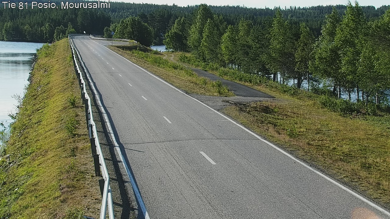 Weather Camera Image Road 81 Posio, Mourusalmi, Posio, Lappi