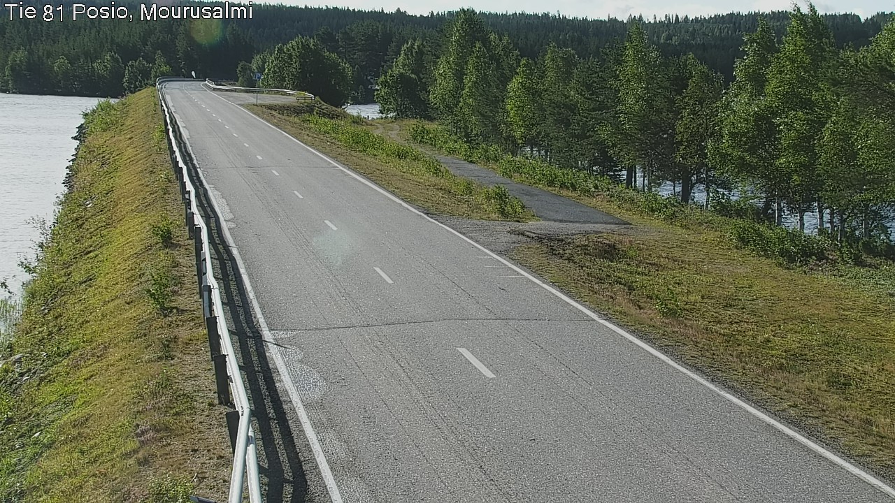 Kelikamerat Kuva Tie 81 Posio, Mourusalmi, Posio, Lappi