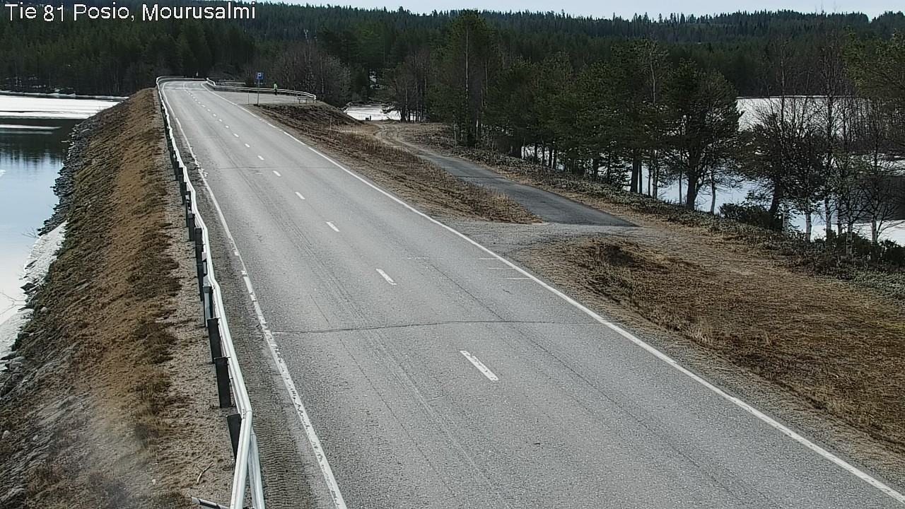 Kelikamerat Kuva Tie 81 Posio, Mourusalmi, Posio, Lappi